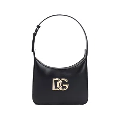Dolce & Gabbana Leather Bag In Black