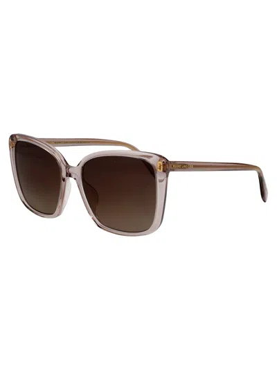 Marc Jacobs Nude Acetate Sunglasses In Brown