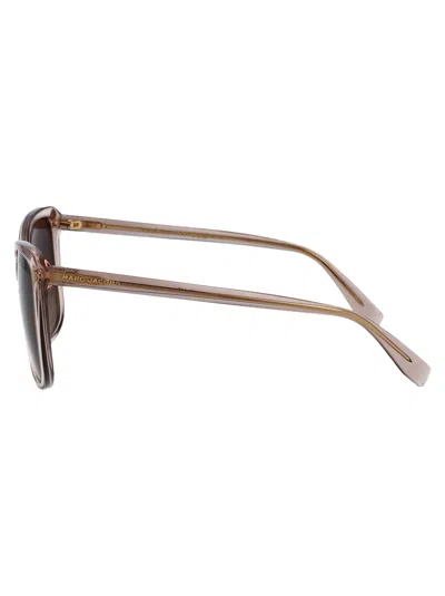 Marc Jacobs Nude Acetate Sunglasses In Brown