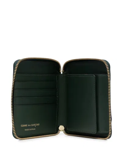 Comme Des Garçons Wallet "classic Leather Line 125x105 Mm" Wallet In Green