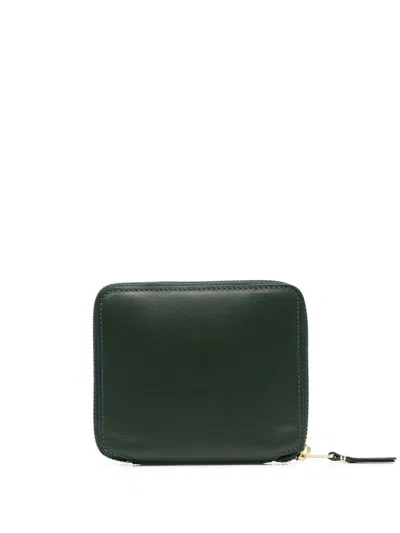 Comme Des Garçons Wallet "classic Leather Line 125x105 Mm" Wallet In Green