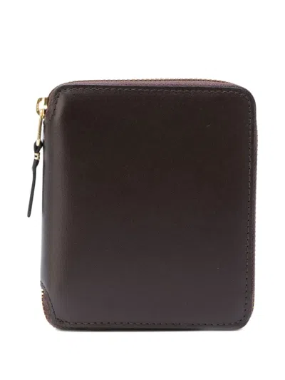 Comme Des Garçons Wallet Classic Leather Line Wallet In Brown