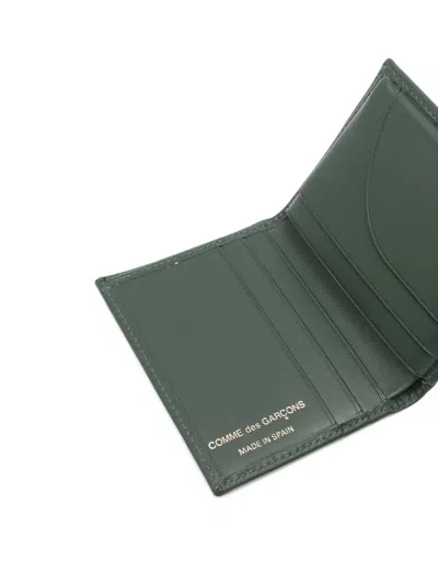 Comme Des Garçons Wallet Classic Leather A Line Wallet In Green