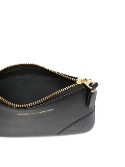 Comme Des Garçons Wallet Classic Leather Line Pouch In Black