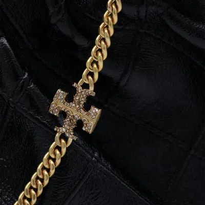 Tory Burch Black Leather Crossbody Bag In Black