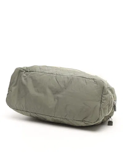 Pre-owned Chanel Cc Sport Line Boston Bag In Green