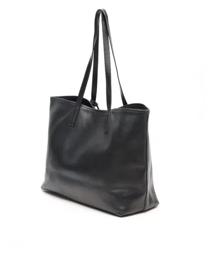 Prada Vitello Daino Tote Bag In Black
