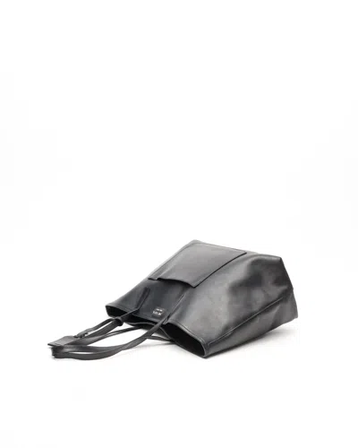 Prada Vitello Daino Tote Bag In Black