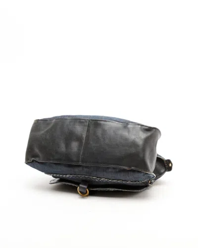 Chloé Medium Denim Marcie Bag In Blue