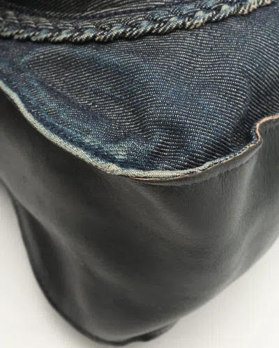 Chloé Medium Denim Marcie Bag In Blue