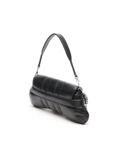 Gucci Medium Horsebit Chain Quilted Bag In Black