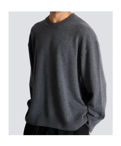 Balmain Eco-cashmere Sweatshirt In Gray