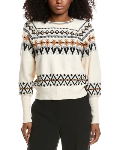 Avec Les Filles Pullover Sweater In Multi