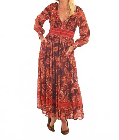 Ck Bradley Tristan Dress In Kaleta Plum In Multi