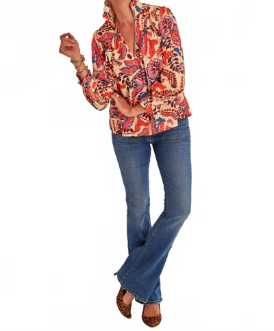 Ck Bradley Aspen Blouse In Puma Coral In Neutral