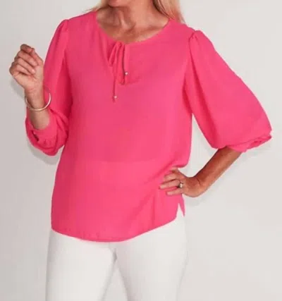Ck Bradley Carmen Top In Pink In Pink