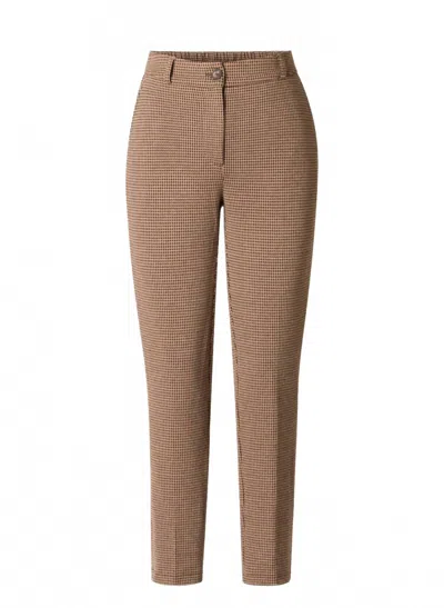 Yest Women's Nael Trouser In Classic Brown Multi In Multi