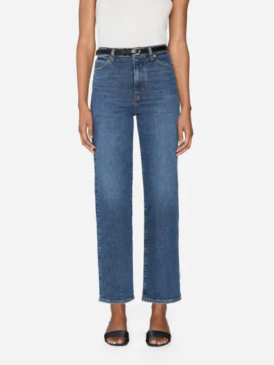 Frame Wide Leg Jeans In Archie In Multi