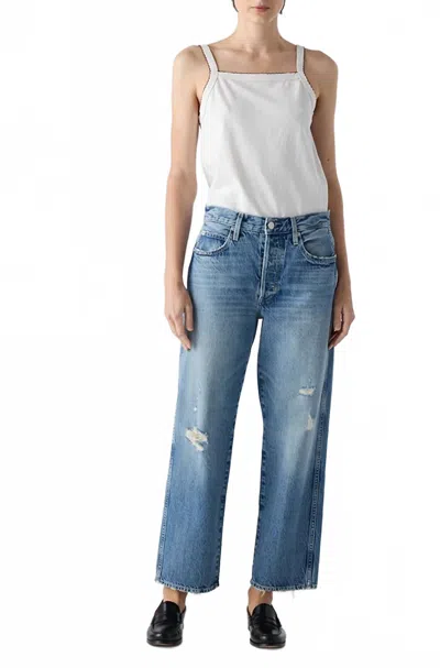 Amo Denim Hattie Straight Leg Jeans In Love Spell In Blue