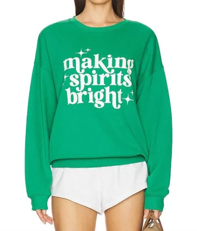 Beach Riot Devyn Making Spirits Bright Oversized Sweatshirt In Multi