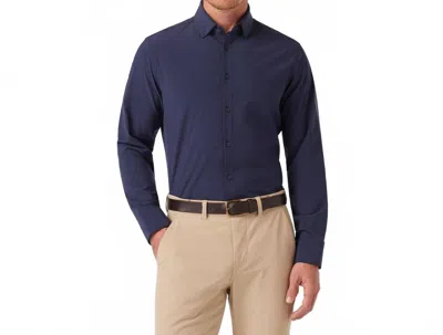 Mizzen + Main Leeward Dress Shirt In Navy In Blue