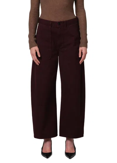 Citizen Of Humanity Citizens Of Humanity Ayla Cargo Pants In Burgundy