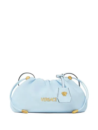 Versace Lamb Leather Minibag Bags In Blue
