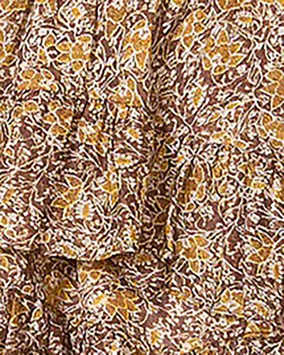 Isabel Marant Étoile Jocadia Ruffled Shorts In Brown