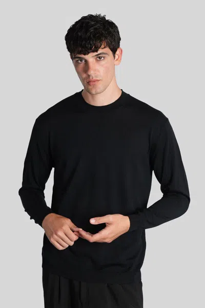 Low Brand Long-sleeve T-shirt In Black