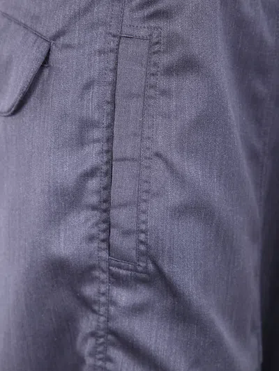 Entire Studios Drawstring Cargo-pocket Trousers In Blue