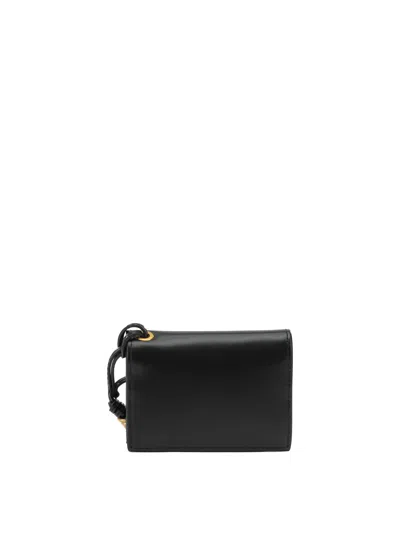 Gianni Chiarini Black Leather Wallet In Black