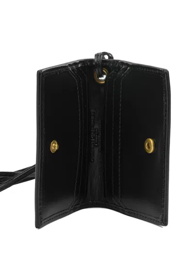 Gianni Chiarini Black Leather Wallet In Black