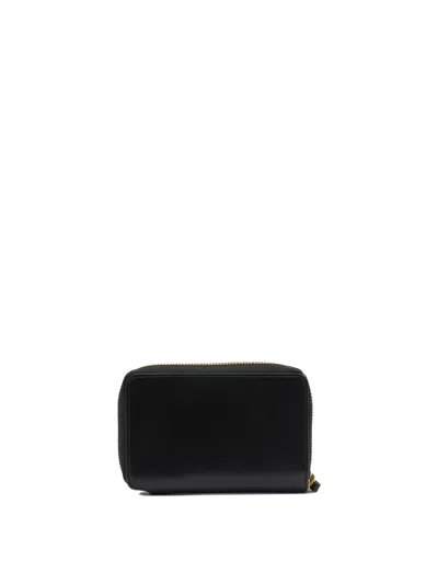 Gianni Chiarini Black Leather Wallet In Black