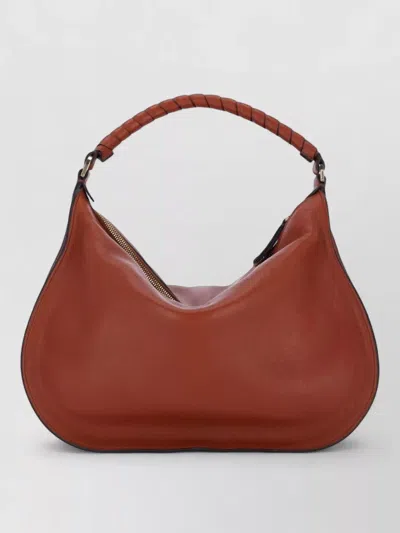 Chloé Shoulder Bag Gold Tone Hardware Handle