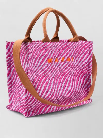 Marni Tote Bag Dual Handles Shoulder Strap