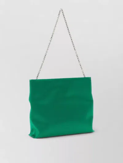 Roger Vivier Green Trompette Clutch In Green