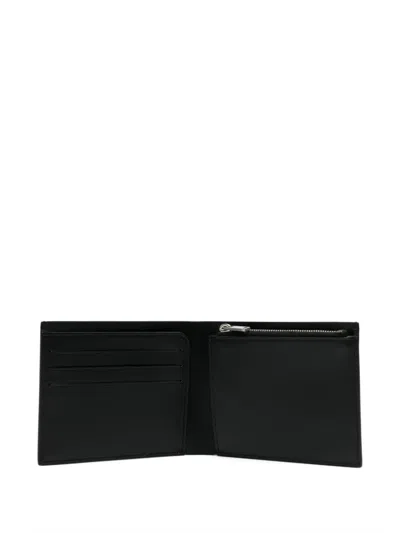 Jil Sander Bi-fold Logo-debossed Wallet In Black