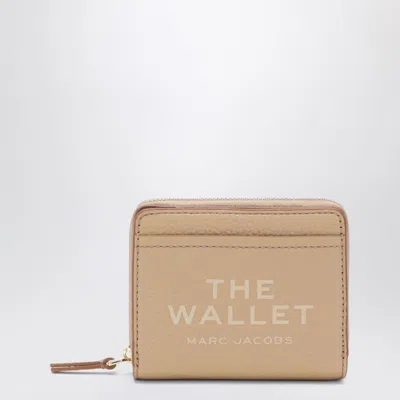 Marc Jacobs Mini Beige Full-grain Leather Wallet