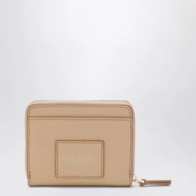Marc Jacobs Mini Beige Full-grain Leather Wallet