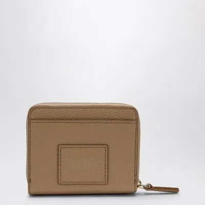 Marc Jacobs Mini Beige Full-grain Leather Wallet