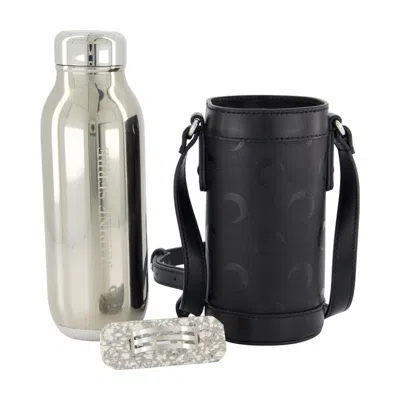 Marine Serre Moon Bottle Holder In Black