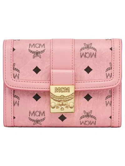 Mcm Wallet Tracy In Pink