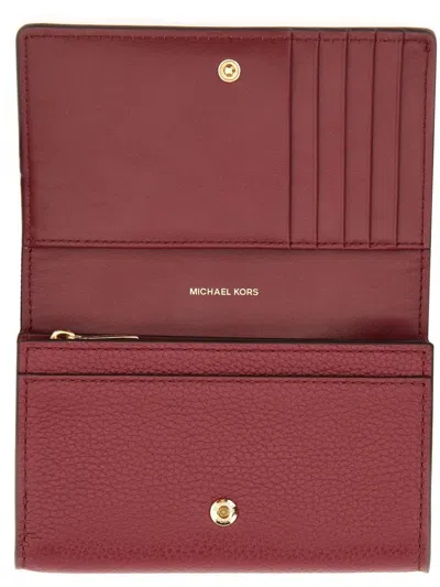 Michael Michael Kors Bordeaux Cow Leather Wallets