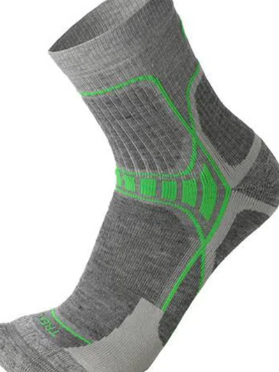 Mico Medium Light Weight X-performance Hike Sock In Gray