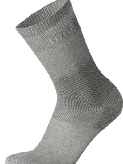 Mico Trek Media Medium Grey Socks In Gray