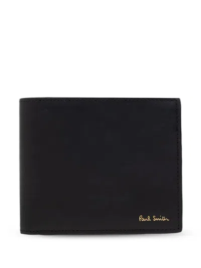 Paul Smith Men Wallet Billfold In Black