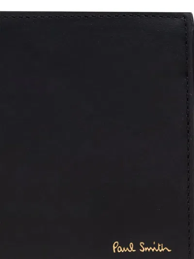 Paul Smith Men Wallet Billfold In Black