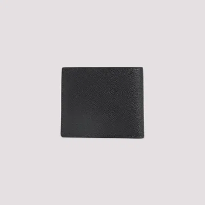 Tom Ford Black Calf Leather Wallet In Black