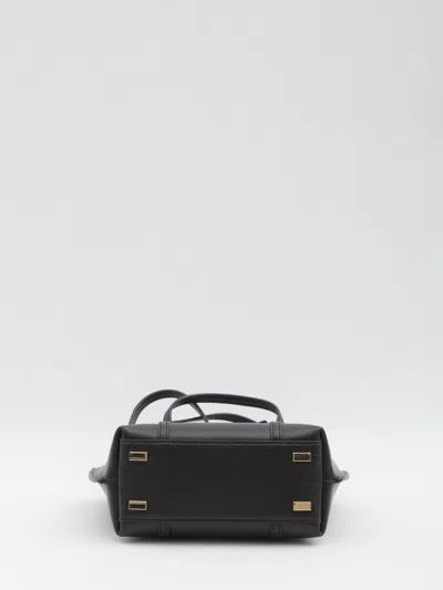 Tory Burch Mini Tote Bag Adjustable Strap In Black