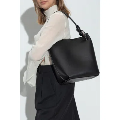 Jw Anderson J.w. Anderson  Shoulder Bag 'corner' Bucket Type In Black